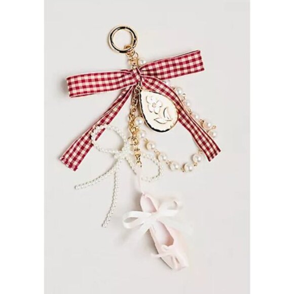 NWT Anthropologie Heritage Bow Bag BALLET SLIPPER+ - Picture 1 of 2